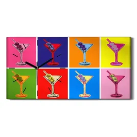 koktajl-drink-martini-60x30-zegar-canvas-na-sciane