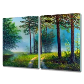 deska-ze-szkla-2x40x52-stylowa-las-drzewa-przyroda