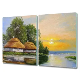 deska-do-kuchni-2x40x52-dekor-malarstwo-wies-chata