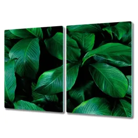 deska-szklana-2x40x52-dekor-kwiat-liscie-rosliny