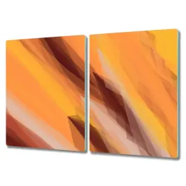 deska-do-kuchni-2x40x52-zolto-brazowa-abstrakcja