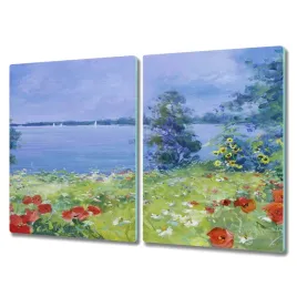 deska-szklo-2x40x52-stylowa-kwiaty-woda-przyroda