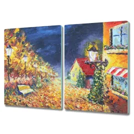 deska-kuchenna-2x40x52-miasto-park-drzewa-jesien