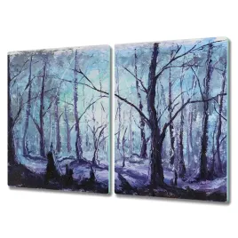deska-ze-szkla-2x40x52-do-krojenia-las-zima-snieg