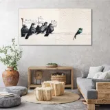 obraz-na-plotnie-protestujace-ptaki-banksy-140x70-format-poziomy