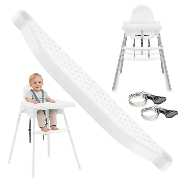 PODNÓŻEK DO KRZESEŁKA IKEA Antilop Regulowany Biały do karmienia dziecka