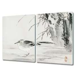 deska-do-kuchni-2x40x52-drzewo-zwierze-ptak-wrobel