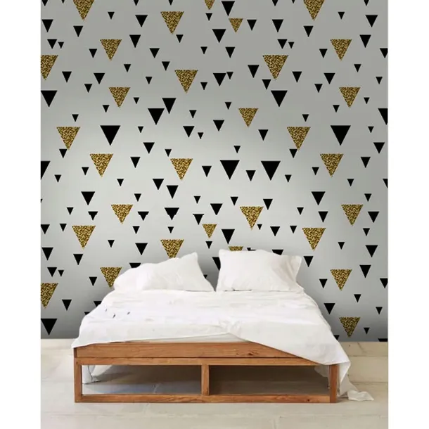 fototapeta-scienna-geometryczne-trojkaty-250x250cm