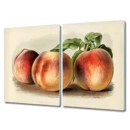 deska-do-kuchni-2x40x52-owoce-brzoskwinia-liscie