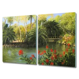 deska-ze-szkla-2x40x52-cm-z-grafika-las-rzeka-most