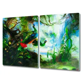 deska-do-kuchni-2x40x52-nowoczesny-las-zwierze-paw