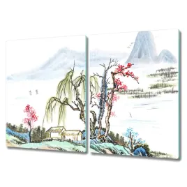 deska-szklo-2x40x52-dekor-nowoczesny-drzewa-gory