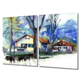 deska-ze-szkla-2x40x52-podkladka-akwarela-drzewa