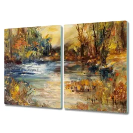 deska-szklo-2x40x52-nowoczesna-jezioro-las-stylowa
