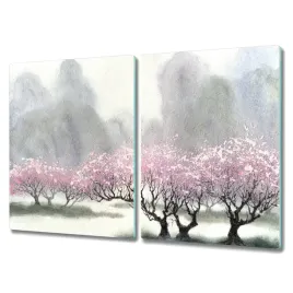 deska-szklana-2x40x52-cm-zima-snieg-drzewa-kwiaty