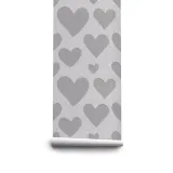 fototapeta-scienna-serce-na-tle-w-kropki-250x250cm-stan-nowy