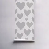 fototapeta-scienna-serce-na-tle-w-kropki-250x250cm-gama-kolorystyczna-wielokolorowe
