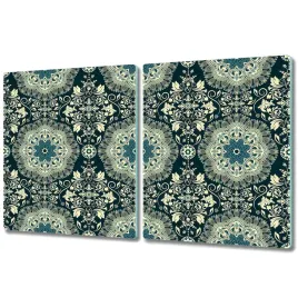 szklana-deska-damask-zielony-i-bialy-2x40x52-cm