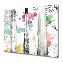 szklana-deska-do-kuchni-las-abstrakcja-60x52-cm