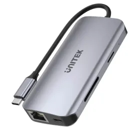 unitek-aktywny-hub-usb-c-5gbps-2x-hdmi-4k-czytnik-kart-rj-45-pd-100w