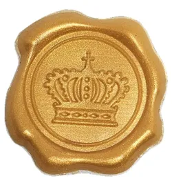 odbicia-lakowe-pieczec-laki-korona-zlota-10szt