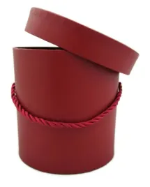 flower-box-pudelko-na-kwiaty-prezent-burgundowe