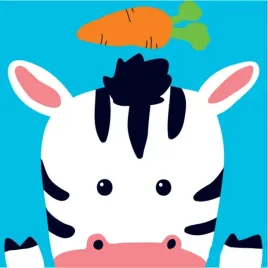 obraz-do-malowania-po-numerach-dla-dzieci-zebra-30x30-cm-w-ramie