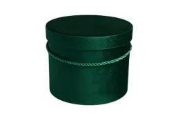 welur-flower-box-pudelko-na-kwiaty-prezent-zielone-12cm