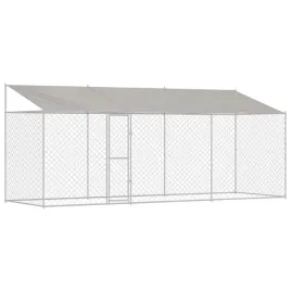 klatka-dla-psa-z-dachem-srebrny-600-x-200-x-256-cm-stal-i-pe