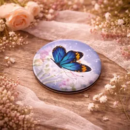 lusterko-kieszonkowe-dwustronne-skladane-male-z-powiekszeniem-granatowe