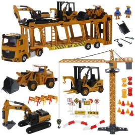 zestaw-pojazdow-budowlanych-ciezarowka-laweta-koparka-betoniarka-dzwig