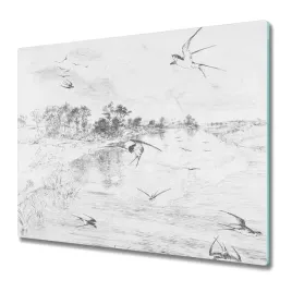 oslona-na-kuchenke-jaskolki-nad-jeziorem-60x52-cm