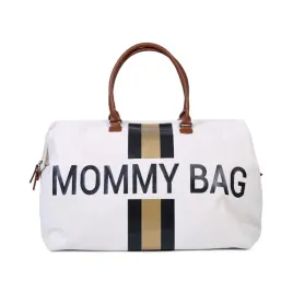 childhome-torba-mommy-bag-paski-czarno-zlote