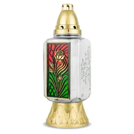 znicz-szklany-znicz-kapliczka-elegancki-31-cm-z-wkladem-na-grob-roza-zloty