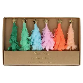 meri-meri-ozdobne-toppery-do-ciasta-12szt-christmas-choinki