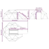 domek-do-wspinaczki-niebieski-stal-stan-nowy-marka-vidaxl