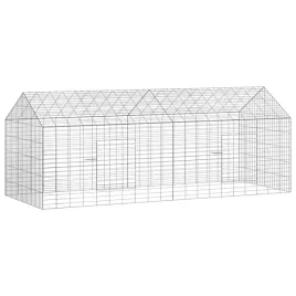 klatka-dla-krolika-srebrny-200-x-78-x-78-cm-stal-galwanizowana