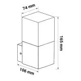 lampa-ogrodowa-oro-cube-e27-grey-stan-nowy