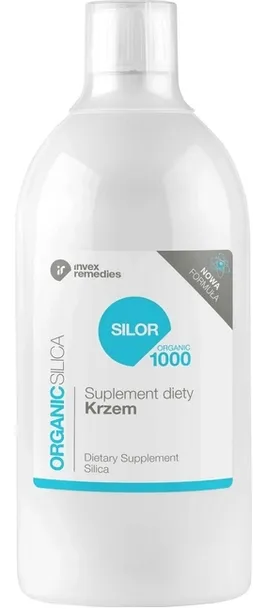 Invex Silor ORGANIC 1000 - KRZEM Suplement diety z krzemem 500 ml