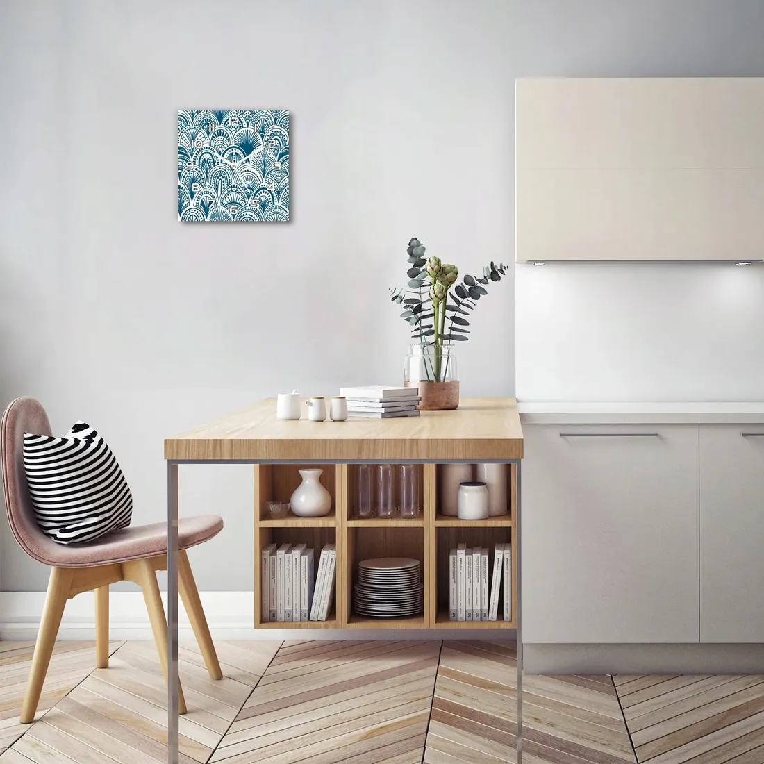 cichy-zegar-scienny-abstrakcja-w-stylu-boho-30x30-stan-nowy