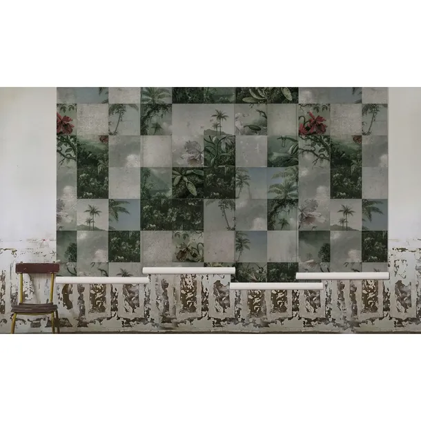 fototapeta-scienna-tropikalny-patchwork-250x104-cm-gama-kolorystyczna-wielokolorowe