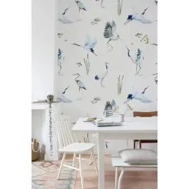 fototapeta-scienna-zurawie-na-bialym-tle-250x104cm