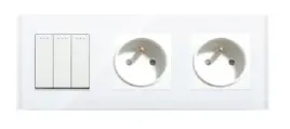 wlacznik-potrojny-3k-klawiszowy-mechaniczny-2x-gniazdko-wylacznik-szklany