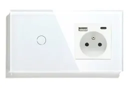 wlacznik-dotykowy-schodowy-1k-z-gniazdkiem-usb-c-20w-qc
