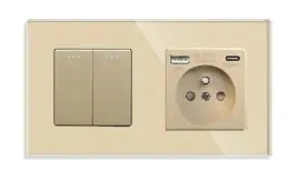 wlacznik-klawiszowy-mechaniczny-podwojny-szklany-gniazdko-usb-c