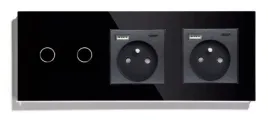 wlacznik-dotykowy-podwojny-2k-2x-gniazdko-usb-c-szklany-wlacznik