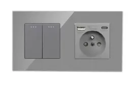wlacznik-klawiszowy-mechaniczny-podwojny-szklany-gniazdko-usb-c
