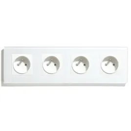 gniazdko-elektryczne-szklane-poczworne-kontakt-16a-299mm