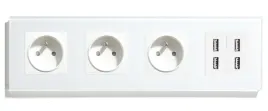 gniazdko-elektryczne-szklane-poczworne-4x-usb-ramka-229mm-kontakt