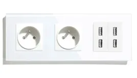 gniazdko-elektryczne-szklane-potrojne-4-porty-usb-wtyk-usb-a-gniazdo